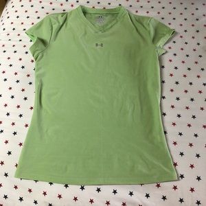 Mint Green Underarmour Dri Fit Tee
